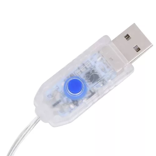  csillag és hold fényfüzér 138 színes LED-del és távirányítóval