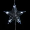  8 funkciós csillagdíszes fényfüggöny 200 hideg fehér LED-del