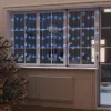  8 funkciós csillagdíszes fényfüggöny 500 kék LED-del