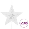  8 funkciós csillagdíszes fényfüggöny 500 kék LED-del