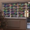  8 funkciós csillagdíszes fényfüggöny 500 színes LED-del