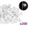 gömb alakú 8 funkciós hideg fehér tündérfényfüzér 200 LED 20 m