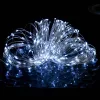  8 funkciós hideg fehér fényű tündérfényfüzér 400 LED-del 40 m