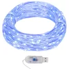  8 funkciós kék fényű tündérfényfüzér 400 LED-del 40 m