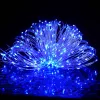  8 funkciós kék fényű tündérfényfüzér 400 LED-del 40 m