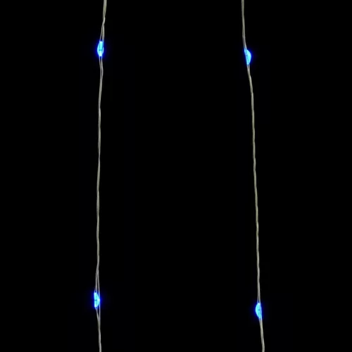  8 funkciós kék fényű tündérfényfüzér 400 LED-del 40 m