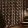  8 funkciós meleg fehér LED-es fényfüggöny 300 LED 3 x 3 m