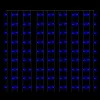  8 funkciós kék fényfüggöny 300 LED-del 3 x 3 m