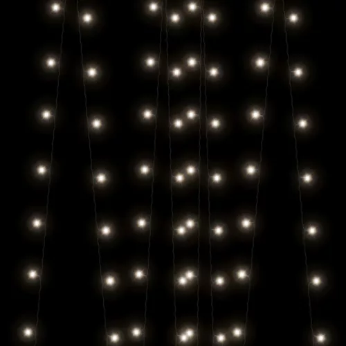  2 db 2x200 LED-es hideg fehér bel-/kültéri napelemes fényfüzér