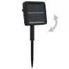 2 db 2x200 LED-es kék bel-/kültéri napelemes fényfüzér