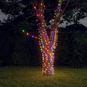    5 db 5x200 LED-es színes bel-/kültéri napelemes fényfüzér