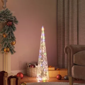  dekoratív többszínű LED-es akril fénykúp 90 cm