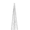  dekoratív kék fényű LED-es akril fénykúp 120 cm