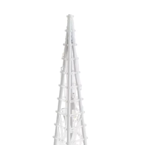  dekoratív kék fényű LED-es akril fénykúp 120 cm
