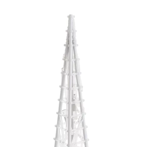  kék fényű LED-es akril díszfénykúpszett 60/90/120 cm