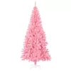  rózsaszín PVC műkarácsonyfa állvánnyal 240 cm