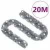  ezüstszínű LED-es karácsonyi füzér 20 m