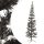  fekete vékony karácsonyfa 180 cm 
