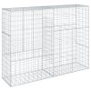  horganyzott vas gabion kosár fedéllel 200 x 50 x 150 cm