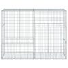  horganyzott vas gabion kosár fedéllel 200 x 50 x 150 cm