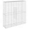  horganyzott vas gabion kosár fedéllel 200 x 50 x 200 cm