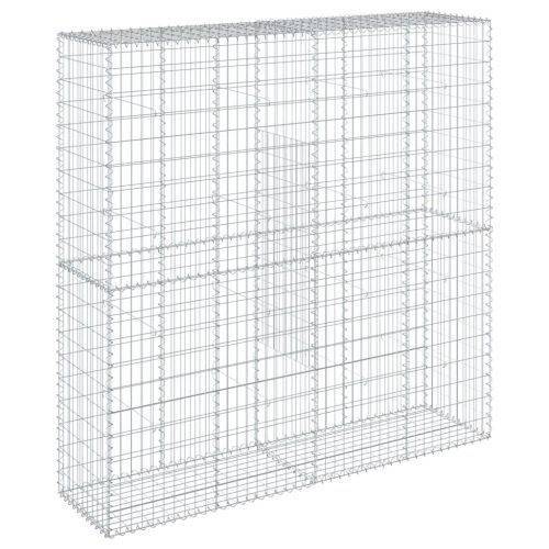 horganyzott vas gabion kosár fedéllel 200 x 50 x 200 cm