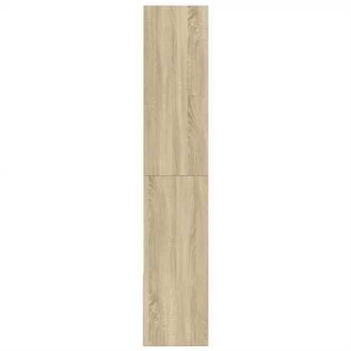  sonoma tölgy színű szerelt fa könyvszekrény 100 x 36 x 189 cm