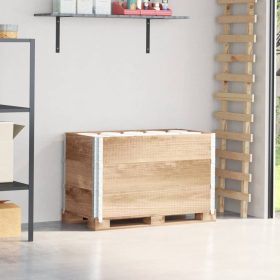  3 db tömör fenyőfa raklapmagasító 100 x 50 cm