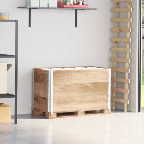  3 db tömör fenyőfa raklapmagasító 100 x 50 cm