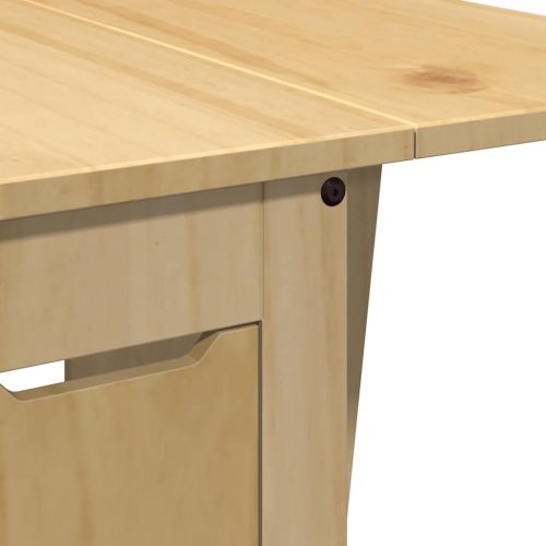  Corona 5 részes összecsukható viaszbarna fenyő étkezőgarnitúra