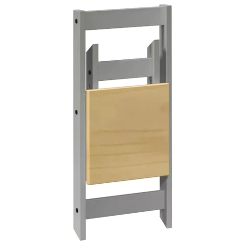  Corona 5 részes összecsukható szürke fenyő étkezőgarnitúra