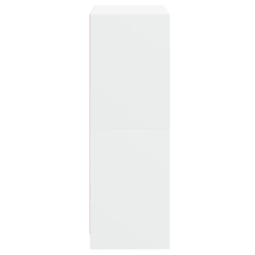  fehér szerelt fa magasszekrény ajtókkal 68 x 37 x 109 cm