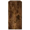  füstös tölgy színű szerelt fa tálalószekrény 102x37x75,5 cm