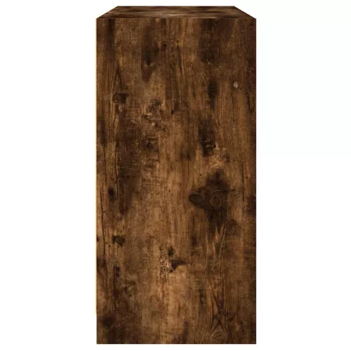  füstös tölgy színű szerelt fa tálalószekrény 102x37x75,5 cm