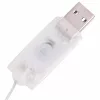  dekoratív luxus szövet karácsonyi LED-es hóember figura 60 cm