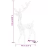  meleg fehér akril karácsonyi rénszarvas dísz 140 LED-del 120 cm