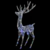  színes XXL akril karácsonyi rénszarvas 250 LED-del 180 cm