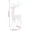  színes XXL akril karácsonyi rénszarvas 250 LED-del 180 cm