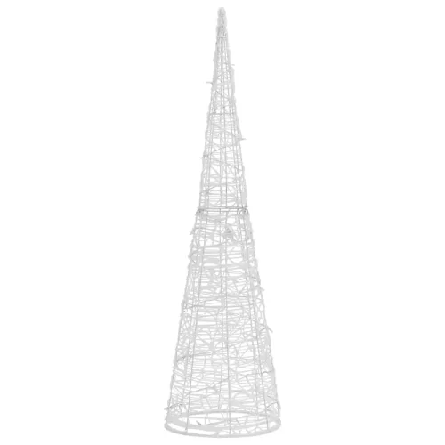  dekoratív színes fényű LED-es akril fénykúp 120 cm