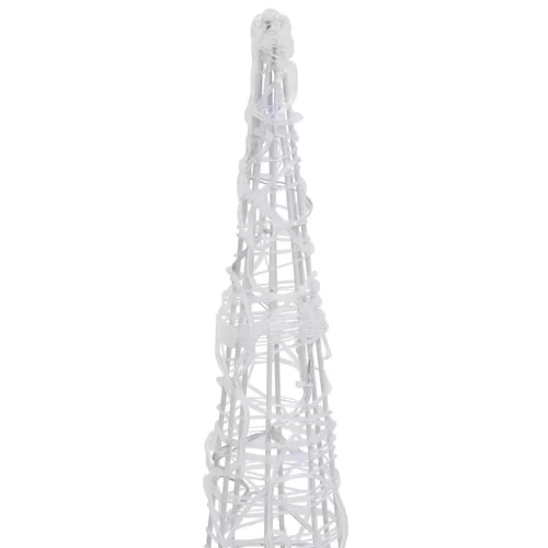  dekoratív színes fényű LED-es akril fénykúp 120 cm