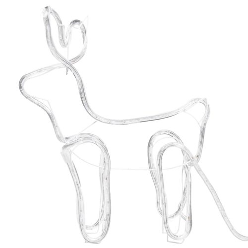  rénszarvas és szán kültéri karácsonyi dekoráció 576 LED-del