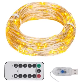  meleg fehér fényű LED-szalag 150 LED-el 15 m