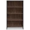  barna tölgy színű szerelt fa könyvszekrény 80,5 x 35 x 139 cm