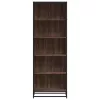  barna tölgy színű szerelt fa könyvszekrény 60 x 35 x 170,5 cm
