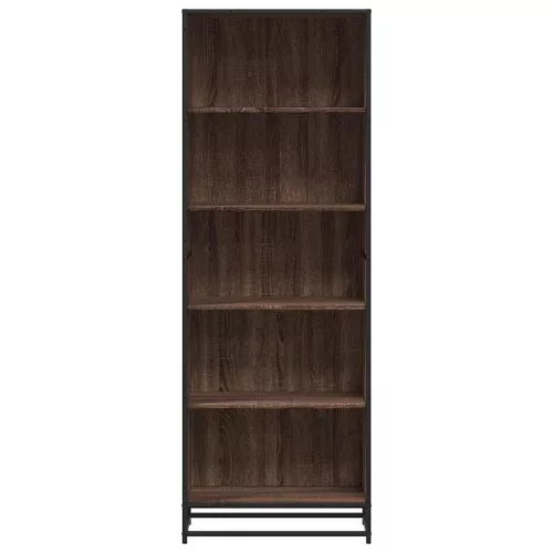  barna tölgy színű szerelt fa könyvszekrény 60 x 35 x 170,5 cm