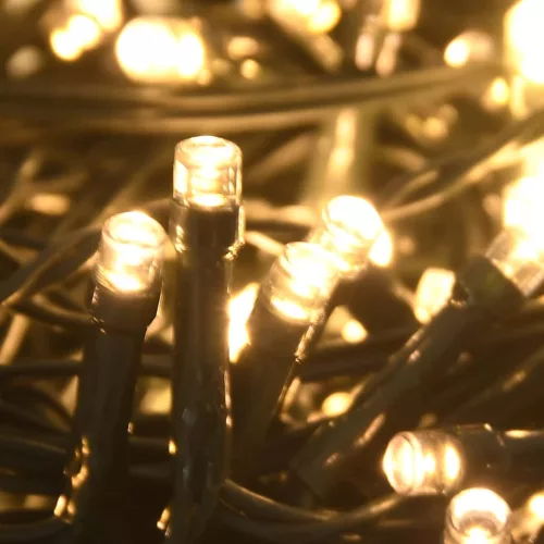  120 részes fehér-szürke karácsonyi gömbszett csúccsal + 300 LED