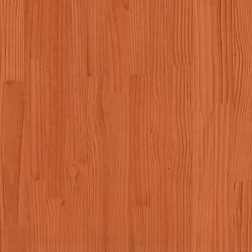  viaszbarna tömör fenyőfa ágy matrac nélkül 90 x 200 cm