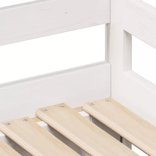 fehér kihúzható heverő fiókokkal matrac nélkül 80 x 200 cm