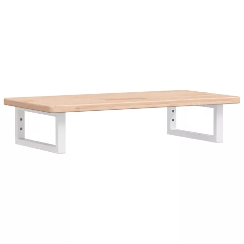  acél és tömör tölgyfa falra szerelhető mosdópolc