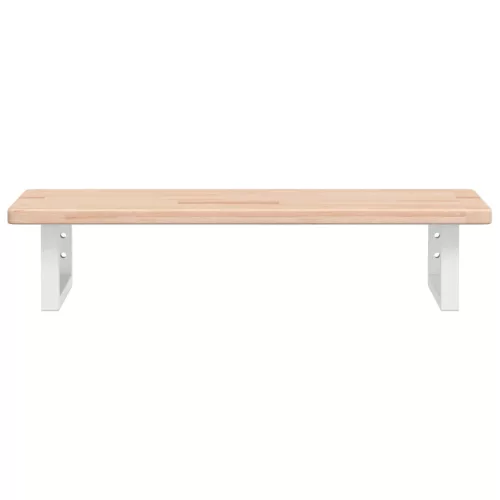  acél és tömör tölgyfa falra szerelhető mosdópolc